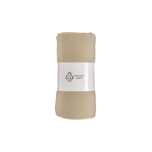 Coperta in polar, arrotolata