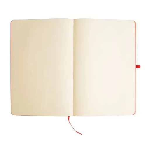 Bloc-notes en carton recyclé avec détails colorés Bloc-notes en carton recyclé avec détails colorés