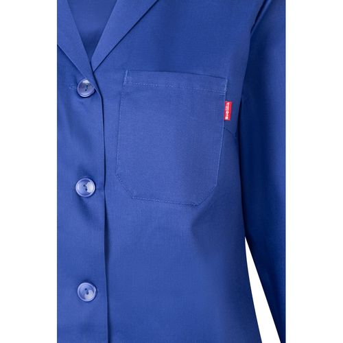 VL RAMA. Blouse sergée à manches longues (175g/m²), en sergé de coton (35%) et polyester (65%)