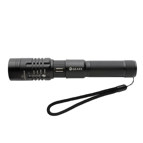 Gear X USB re-chargeable torch Gear X USB re-chargeable torch