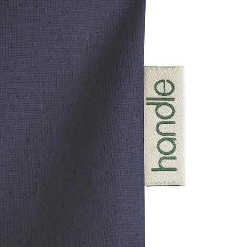 140 g/m2 organic cotton shopping bag, long handles
