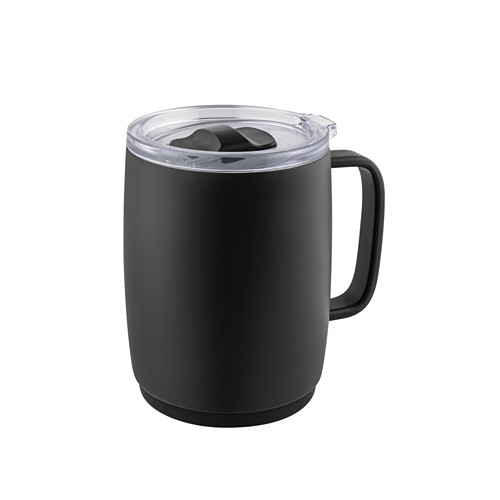 Metmaxx® "Crema OfficeVibeThermo" thermal mug, black with lid Metmaxx® "Crema OfficeVibeThermo" thermal mug, black with lid