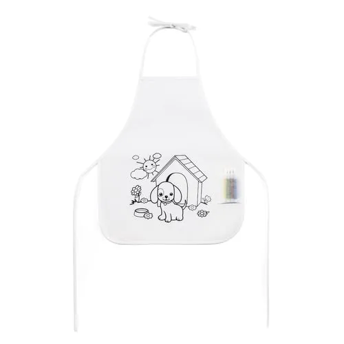NILO. Grembiule per bambini da colorare in TNT (80 g/m²)