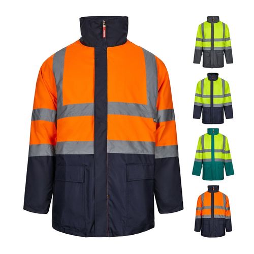VL JUNO LARGE. Parka bicolore 4-in-1 (180g/m²), in poliestere (100%) con rivestimento in PU VL JUNO LARGE. Parka bicolore 4-in-1 (180g/m²), in poliestere (100%) con rivestimento in PU