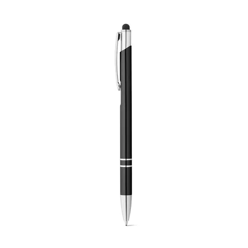 GALBA. Penna a sfera in alluminio con punta touch e clip