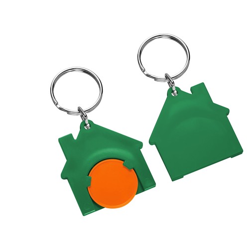 Chip holder with 1€ chip "house"