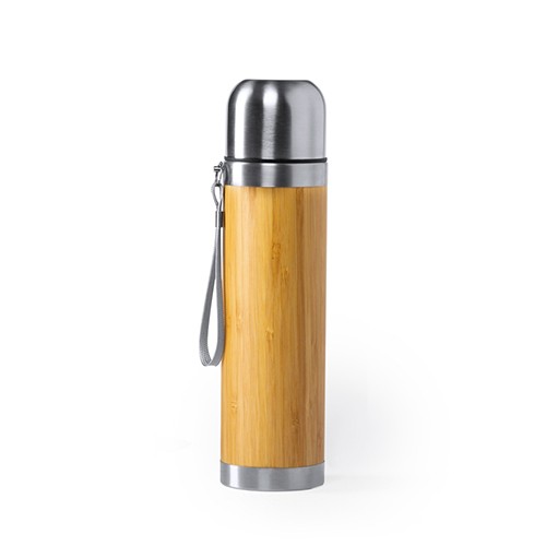 Bamboo and steel thermos flask Atella Bamboo and steel thermos flask Atella