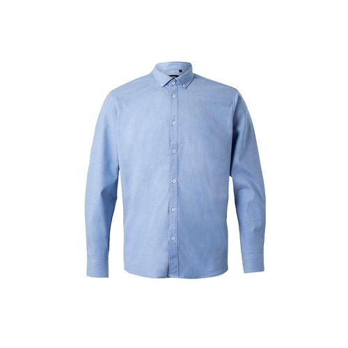 VL PRITHVI MAN. Camicia Oxford da uomo (180 g/m²) in cotone (50%), poliestere (45%) ed elastan (5%)