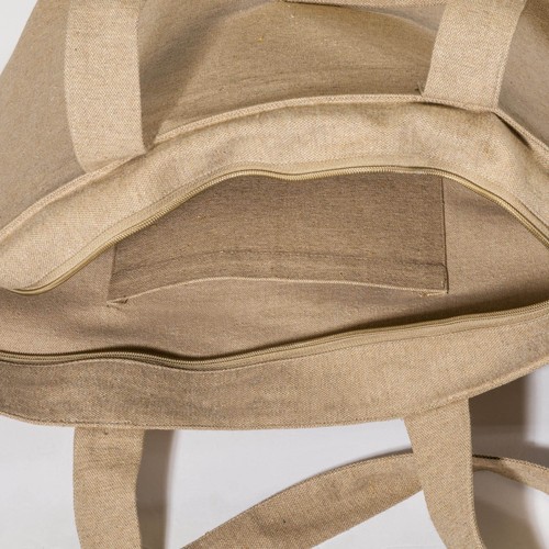 Bolsa con fuelle de algodón reciclado, 280 g/m²