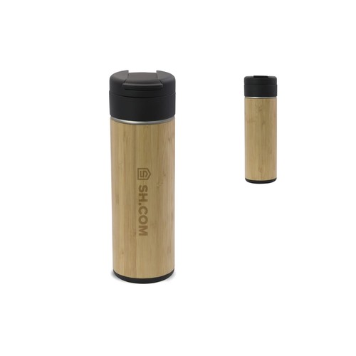 Botella térmica Flow bamboo 400ml Botella térmica Flow bamboo 400ml