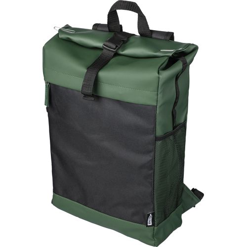 rPET polyester (600D) roll-top backpack Yani
