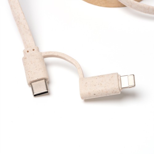 Erweiterbares Ladekabel. USB- und Typ-C-Eingang. T Adolfo Erweiterbares Ladekabel. USB- und Typ-C-Eingang. T Adolfo