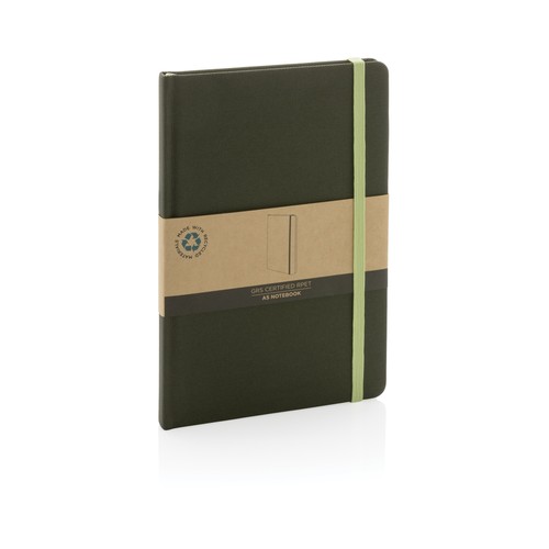 Carnet A5 en rPET certifié GRS Carnet A5 en rPET certifié GRS