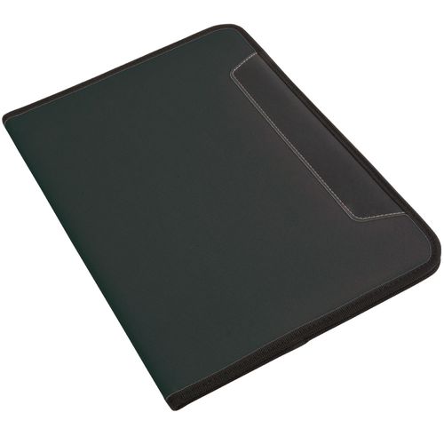 A4 pad brief folder with pocket and pen loop, ruled pad included
