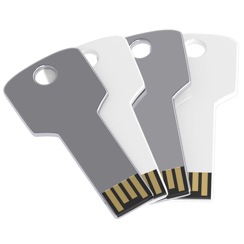 Metal USB key Flash Square