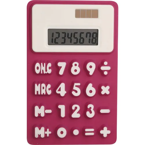 8 DIGIT RUBBER AND PLASTIC CALCULATOR 8 DIGIT RUBBER AND PLASTIC CALCULATOR