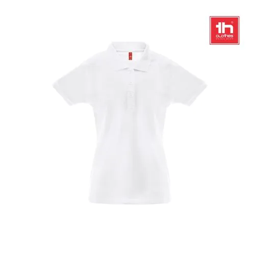 THC BERLIN WOMEN WH. Damespolo met korte mouwen