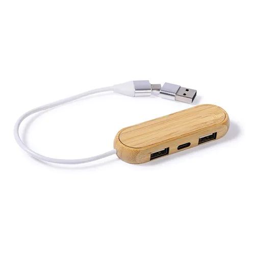 BAMBOO HUB WITH USB PORTS BAMBOO HUB WITH USB PORTS