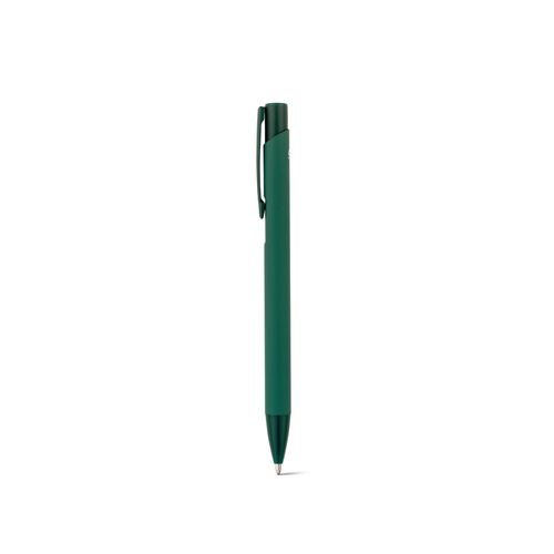 CLINT. Recycled aluminium (100% rAL) ballpoint pen with rubber finish