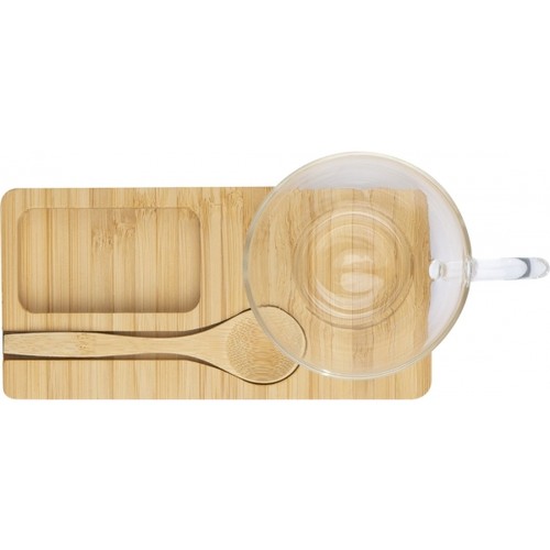 Tray with cup and spoon FORMOSA 150 ml Tray with cup and spoon FORMOSA 150 ml