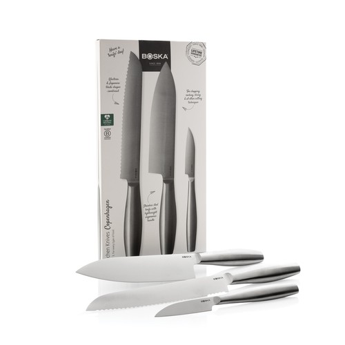 BOSKA Kitchen Knives Copenhagen, set of 3 BOSKA Kitchen Knives Copenhagen, set of 3