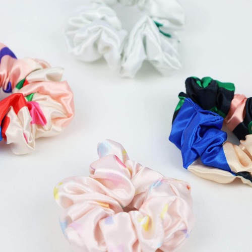 CUSTOMIZABLE SATIN HAIR ELASTIC
