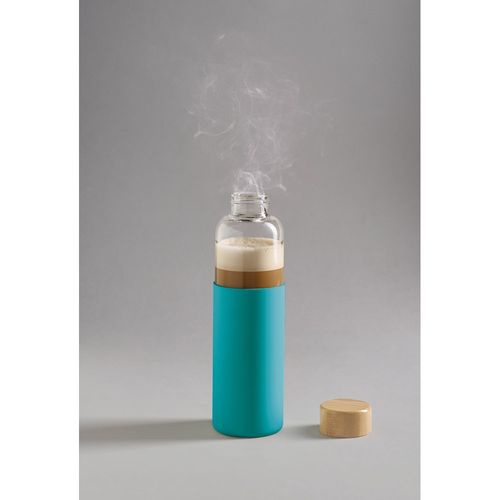 DAKAR. Bouteille 600mL en bambou et verre borosilicate DAKAR. Bouteille 600mL en bambou et verre borosilicate