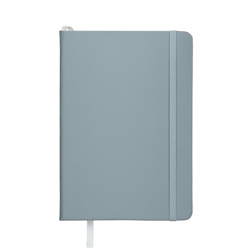 Notebook with PU cover Notebook with PU cover in pastel colors and elastic closure