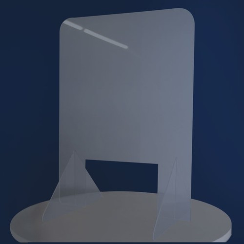 ACRYLIC PARTITION MEDIA 0.3X90x80CM ACRYLIC PARTITION MEDIA 0.3X90x80CM