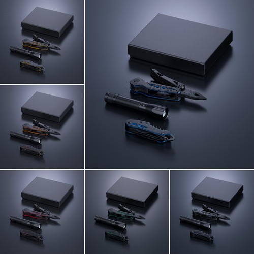 OPTIMA SET II: MULTITOOL, ZAKMES EN MEDIUM ZAKLAMP