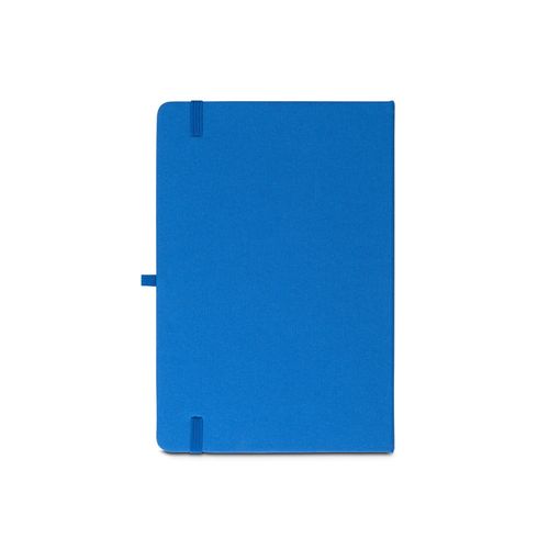 ANNE. Cahier A5 en polyester recyclé (100% rPET) avec pages lignées ANNE. Cahier A5 en polyester recyclé (100% rPET) avec pages lignées