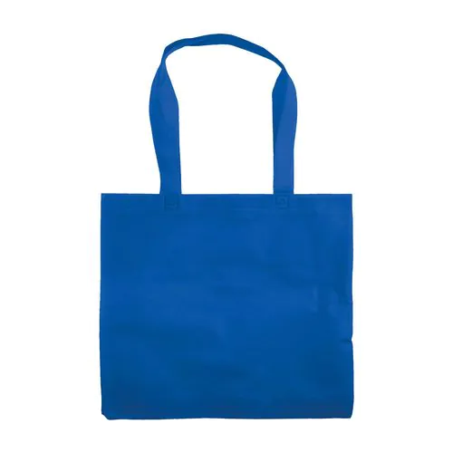 Bolsa de tejido sin tejer termosoldado, asas largas y fuelle Bolsa de tejido sin tejer termosoldado, asas largas y fuelle