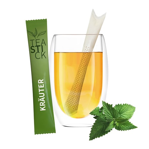 TeaStick - Herbes Rooibos-Menthe - Design Individuel TeaStick - Herbes Rooibos-Menthe - Design Individuel