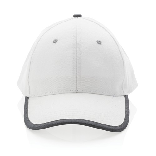 Casquette contraste 6 panneaux coton recyclé Impact AWARE™ Casquette contraste 6 panneaux coton recyclé Impact AWARE™