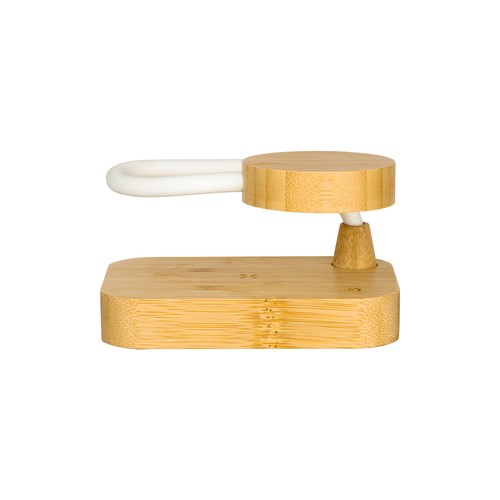 Multifunctional bamboo lamp with 15W wireless charger Multifunctional bamboo lamp with 15W wireless charger