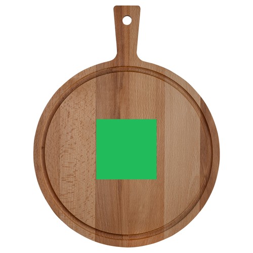 Plank rond met handvat beuken ⌀ 31 cm