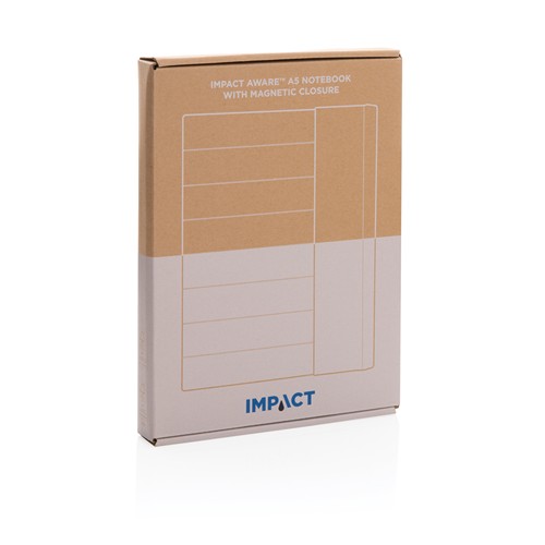 Carnet de notes A5 avec fermeture magnétique Impact Aware™