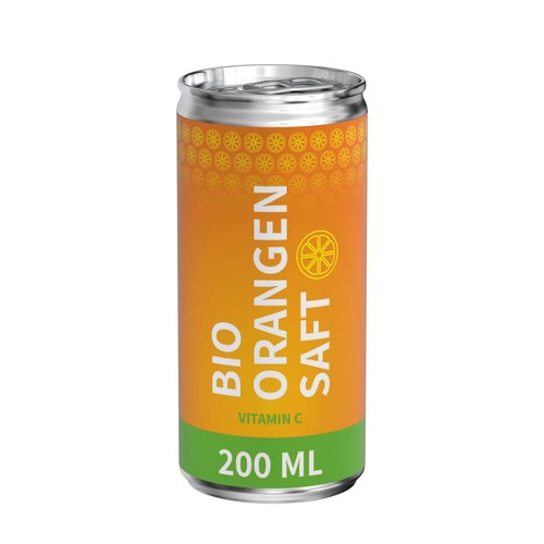 Organic Orange Juice (GER), 200 ml, Eco Label