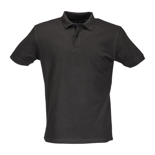 100% piqué cotton (180 g/m2) short-sleeved polo shirt with two-button collar