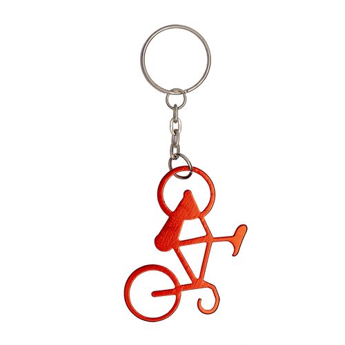 Aluminium bicycle keychain with bottle opener Aluminium bicycle keychain with bottle opener