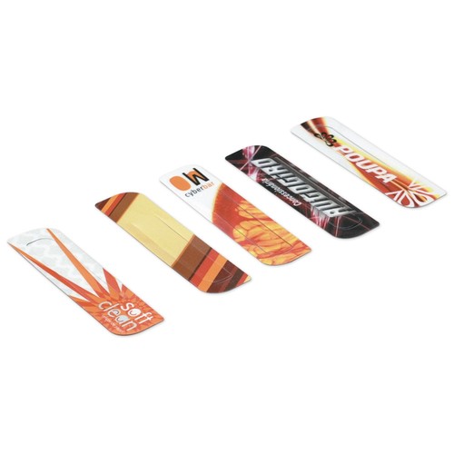 MARCADOR DE LIBROS CON CLIP DE 2 CARAS PERSONALIZABLE