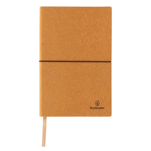 A5 GRS recycled leather notebook