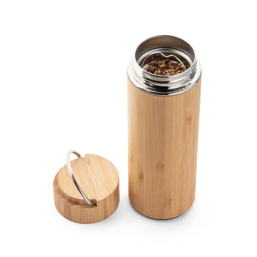 SOW. Borraccia termica in bambù e acciaio inox 440 mL SOW. Borraccia termica in bambù e acciaio inox 440 mL