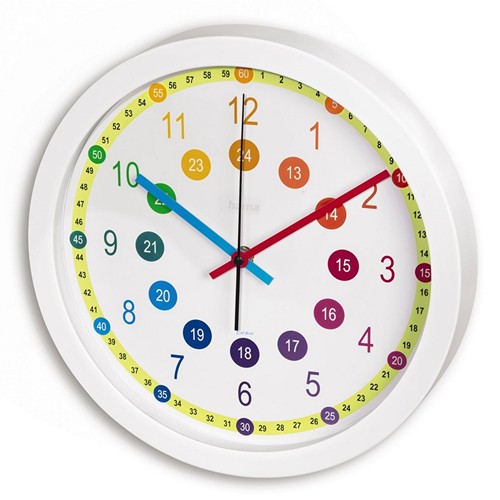 Learning wall clock for children Hama