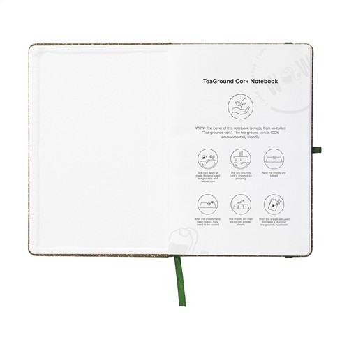 TeaGround Cork Notebook A5 carnet de notes TeaGround Cork Notebook A5 carnet de notes