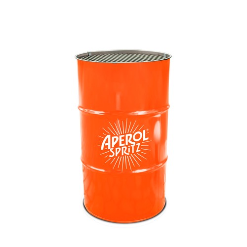 BBQ Barrel Medium RAL Colour | 120 Liter BBQ Barrel BBQ Barrel Medium RAL Colour | 120 Liter BBQ Barrel