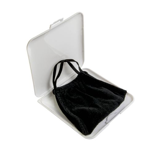 Etui porte-masque en PP avec traitement anti-bactérienne. ISO 22196