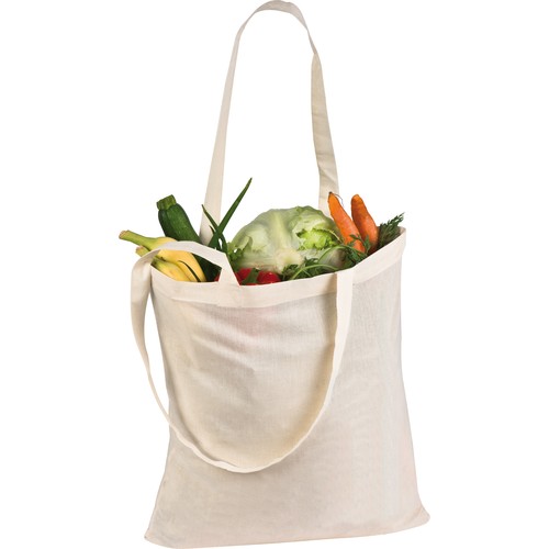 Bolsa de algodón de asas largas - Certificado OEKO-TEX Standard 100 Bolsa de algodón de asas largas - Certificado OEKO-TEX Standard 100