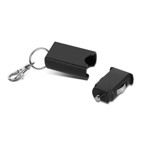 CARGADOR DE COCHE EN PLÁSTICO Y METAL