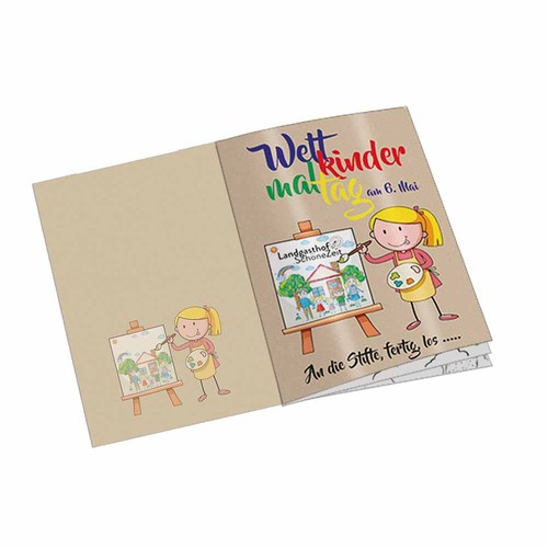 Colouring book / set A6 - Zoo - Colouring book with individual front and back sides Colouring book / set A6 - Zoo - Colouring book with individual front and back sides